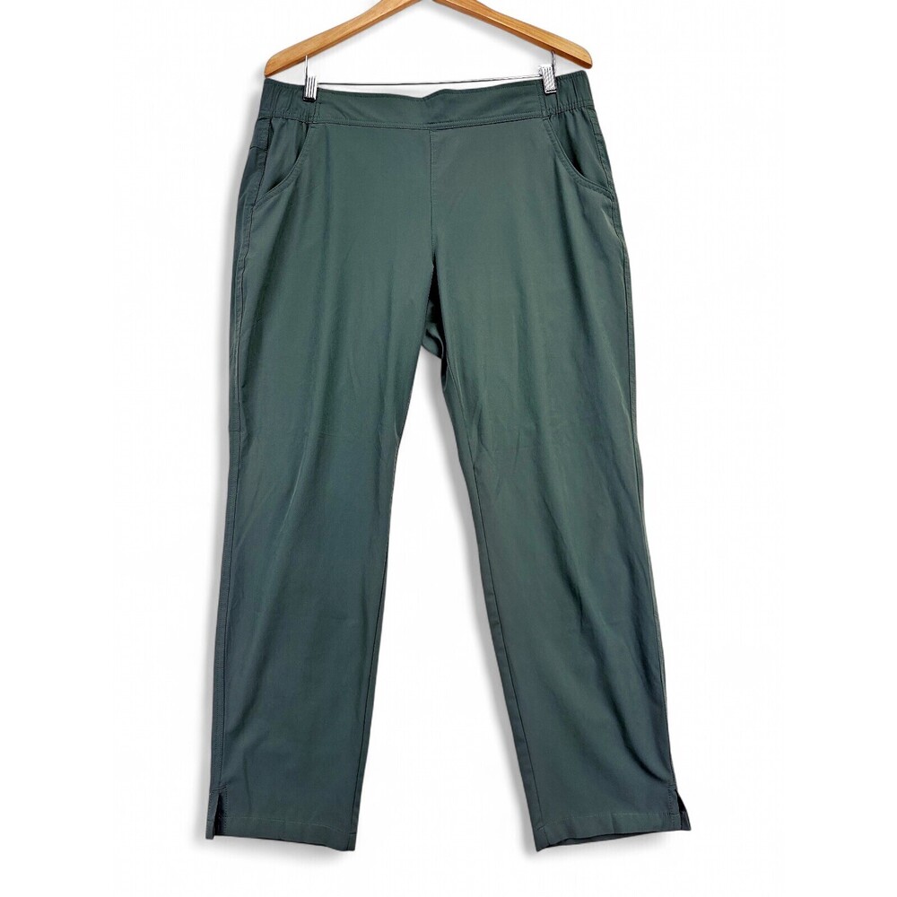 Eddie Bauer Women's Olive Green Pull-On‎ Track Pants Joggers L